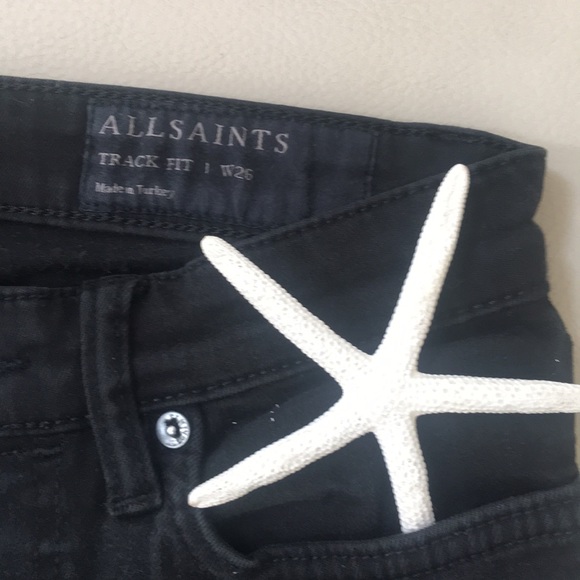 ALLSAINTS BLACK JEANS - Picture 2 of 8